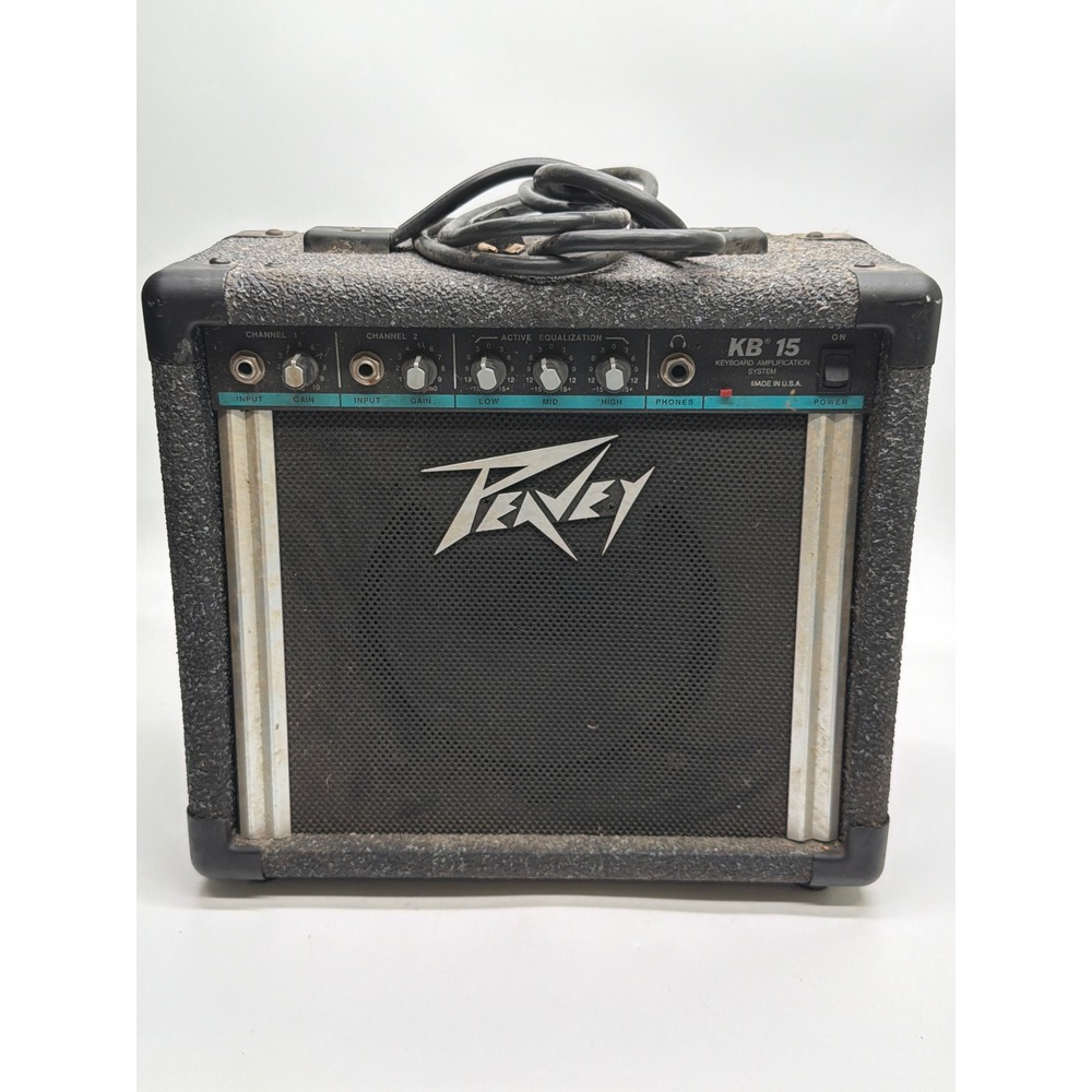 Peavey KB 15 Keyboard Amplifier System 2 Channel 12W RMS Made in USA Black